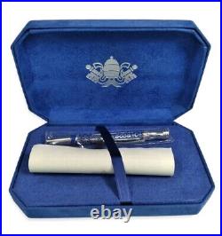 The Vatican Museum Collection Ball Point Pen New Withcase And Scrool Rare. Vtg