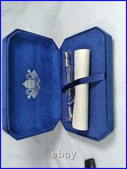 The Vatican Museum Collection Ball Point Pen New Withcase And Scrool Rare. Vtg