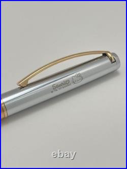 Tiffany & Co. Hello Kitty Ballpoint Pen Rare Not For Sale Silver Gold New Japan