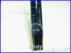 ULTRA RARE 1920´s UHLMANN´s ETERNO Cosulich Line Lapis Lazuli Flexy 14ct M Nib