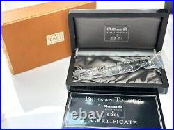 ULTRA RARE? EBEL & Pelikan M910 925 Silver TOLEDO PF 18C Fountain Pen