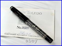 ULTRA RARE? EBEL & Pelikan M910 925 Silver TOLEDO PF 18C Fountain Pen