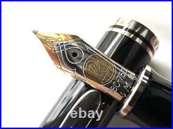 ULTRA RARE? EBEL & Pelikan M910 925 Silver TOLEDO PF 18C Fountain Pen