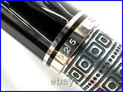 ULTRA RARE? EBEL & Pelikan M910 925 Silver TOLEDO PF 18C Fountain Pen