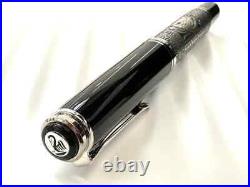 ULTRA RARE? EBEL & Pelikan M910 925 Silver TOLEDO PF 18C Fountain Pen