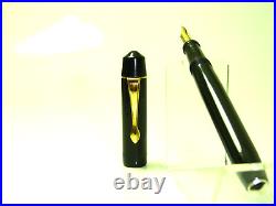 ULTRA RARE German GUTENBERG No 2 Hard Rubber Fountain Pen FLEXY 14ct BB Nib