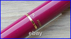 UNUSED RARE France 1980's Purple Parker 180 F Nib Fountain Pen