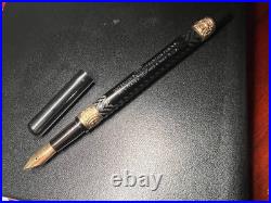 Ultra Rare 1884 Waterman #4 BCHR Ftn Pen ED #4 14KT Solid Gold Nib
