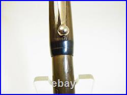 Ultra Rare OMEGA No 651 Hard Rubber Safety Fountain Pen Flexible F Nib F to BBB
