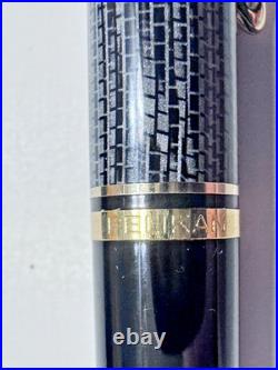 Ultra Rare Pelikan K200 Snakeskin Ballpoint Pen Mid 1990s Snakeskin and Black