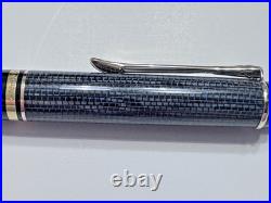 Ultra Rare Pelikan K200 Snakeskin Ballpoint Pen Mid 1990s Snakeskin and Black