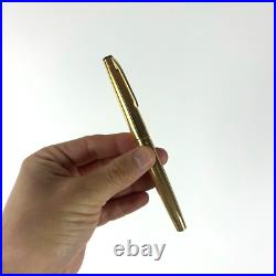 Union Gold Plated Fountain Pen 14k EF Gold (583) Nib Very Rare Vintage USSR box Union Gold Plated Fountain Pen 14k EF Gold (583) Nib Very Rare Vintage USSR box