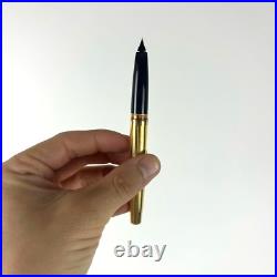 Union Gold Plated Fountain Pen 14k EF Gold (583) Nib Very Rare Vintage USSR box