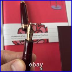 Unused Montblanc The Little Prince Fountain Pen Ruby Nib Without Ink Very Rare