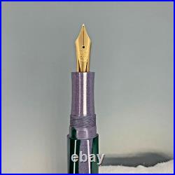 Used EBOYA Fountain Pen HOUGA Size Medium 14K Nib Medium Ebonite Boxed Rare Used EBOYA Fountain Pen HOUGA Size Medium 14K Nib Medium Ebonite Boxed Rare