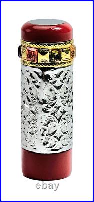 VERY RARE Ancora Bisanzio Red LE 1/88 FP 18K Fine Nib NOS 1 Stone Missing