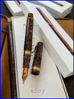 VERY RARE Armando Simoni Club (ASC) Bologna Extra Blue Saffron 14kt Gold Nib