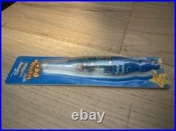 VERY RARE Collectable Official Disney Light-up Blue Glitter Pen