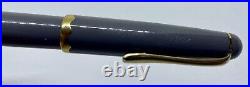 VERY RARE GREY Montblanc Monte Rosa 042 Fountain Pen- PISTON- 14k F Nib- 342 344