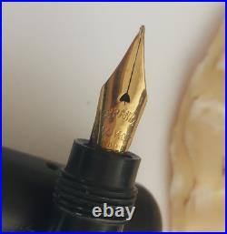 VERY RARE MERKURIT 200 SAFETY PEN ORIGINAL WARRANTED 14kar N 00 GOLD NIB 1925