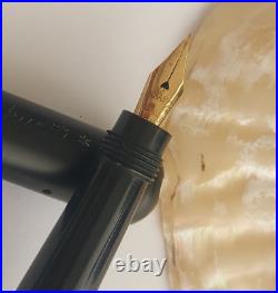 VERY RARE MERKURIT 200 SAFETY PEN ORIGINAL WARRANTED 14kar N 00 GOLD NIB 1925