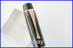 VERY RARE VINTAGE GERMANY OVER SIZE FOUNTAIN PEN ORIGINAL N6 14K GOLD NIB 1930s