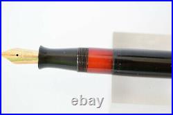 VERY RARE VINTAGE GERMANY OVER SIZE FOUNTAIN PEN ORIGINAL N6 14K GOLD NIB 1930s