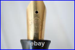 VERY RARE VINTAGE GERMANY OVER SIZE FOUNTAIN PEN ORIGINAL N6 14K GOLD NIB 1930s