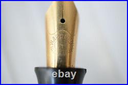 VERY RARE VINTAGE GERMANY OVER SIZE FOUNTAIN PEN ORIGINAL N6 14K GOLD NIB 1930s