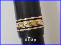 VINTAGE FOUNTAIN PEN MONTBLANC 146 MASTERPIECE 14k GOLD NIB 585 VERY RARE! BK179 VINTAGE FOUNTAIN PEN MONTBLANC 146 MASTERPIECE 14k GOLD NIB 585 VERY RARE! BK179