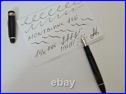 VINTAGE FOUNTAIN PEN MONTBLANC 146 MASTERPIECE 14k GOLD NIB 585 VERY RARE! BK179 VINTAGE FOUNTAIN PEN MONTBLANC 146 MASTERPIECE 14k GOLD NIB 585 VERY RARE! BK179