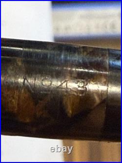VINTAGE Rare MONTBLANC MONTE ROSA FOUNTAIN 43 marble gold nib 14k