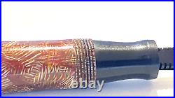 Valentine Pen 04 Pen Red Pin Stripe Firm 14k Medium Nib England! Rare