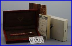 Very Rare Fountain Pen Visconti Lim. Ed. Alhambra Silver 192/888 & Gold 192/288