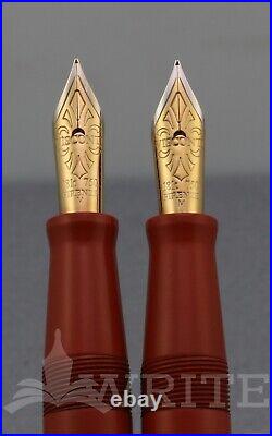 Very Rare Fountain Pen Visconti Lim. Ed. Alhambra Silver 192/888 & Gold 192/288