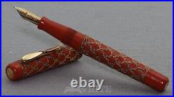 Very Rare Fountain Pen Visconti Lim. Ed. Alhambra Silver 192/888 & Gold 192/288