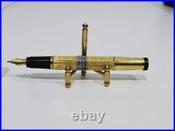 Very Rare Vintage Walkiria Extra Gold Pen with 14k Gold Nib