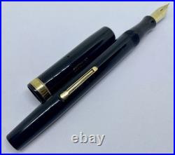 Very Rare WATERMAN CANADA #7 Fountain Pen-YELLOW KEYHOLE Nib-Celluloid -RESTORED