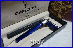 Very rare Delta Orobianco collaboration model Fountain Pen Blue Nib F Unused