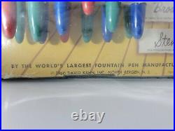 Vintage 1960 Wearever Pennant Fountain Pen Full Store Display NEW RARE