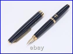 Vintage 1960s Platinum Pocket Fountain Pen 14K Fine Nib, Near Mint Rare