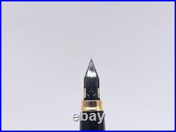 Vintage 1960s Platinum Pocket Fountain Pen 14K Fine Nib, Near Mint Rare