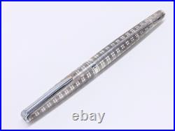 Vintage 1960s Sailor Silver Fountain Pen 18K-WG Fine (F) Nib Rare