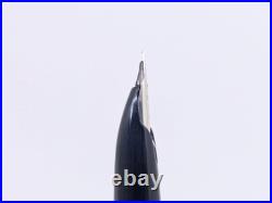 Vintage 1960s Sailor Silver Fountain Pen 18K-WG Fine (F) Nib Rare