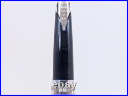 Vintage 1960s Sailor Silver Fountain Pen 18K-WG Fine (F) Nib Rare