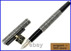 Vintage 1970s Platinum BelAge Fountain Pen 14KWG Fine Nib, Near Mint Rare