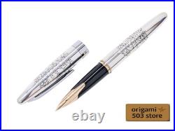 Vintage 1976 Pilot Custom Chrysanthemum Pattern Fountain Pen -18K (F) Nib S-Rare Vintage 1976 Pilot Custom Chrysanthemum Pattern Fountain Pen -18K (F) Nib S-Rare