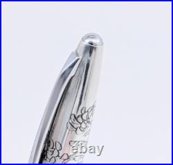 Vintage 1976 Pilot Custom Chrysanthemum Pattern Fountain Pen -18K (F) Nib S-Rare Vintage 1976 Pilot Custom Chrysanthemum Pattern Fountain Pen -18K (F) Nib S-Rare