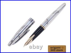 Vintage 1982 Pilot Custom Turu Pattern Fountain Pen -14K Fine (F) Nib Ultra Rare