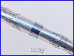 Vintage 1982 Pilot Custom Turu Pattern Fountain Pen -14K Fine (F) Nib Ultra Rare